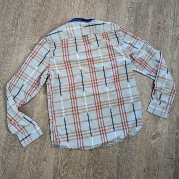 Buffalo David Bitten 100% cotton plaid denim long sleeve button down shi… - Picture 4 of 4